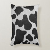 カウブラック&ホワイトプリント アクセントクッション (正面(垂直))