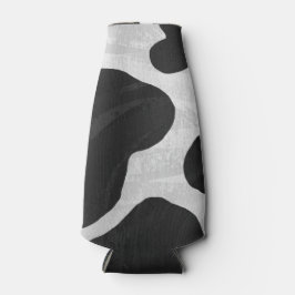 カウブラック&ホワイトプリント ボトルクーラー