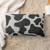 カウブラック&ホワイトプリント ランバークッション (ブランケット)