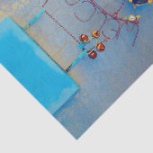 カウブルー素朴カントリーウエスタンファームデコップページ 薄葉紙 (詳細)