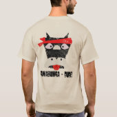 カウブンガドゥデグランジトレーニング忍者カウル Tシャツ (裏面)