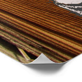 カウヘッズアーポップ・アートのト木製プリント ポスター (角)