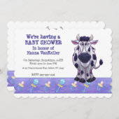 カウベビーシャワー招待状 招待状 (正面/裏面)