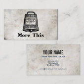 カウベル 名刺 (正面/裏面)