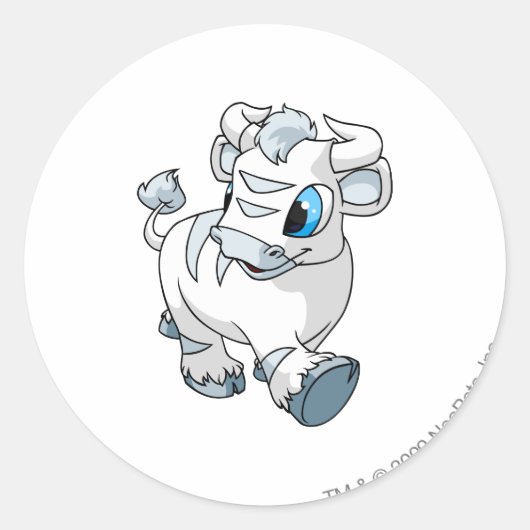 カウホワイト ラウンドシール (正面)