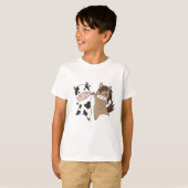 カウホースファームスウィートアニマルズバウアー農家 Tシャツ (正面フル)