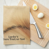 カウボパーソナライズされたイ キッチンタオル (四つ折り)