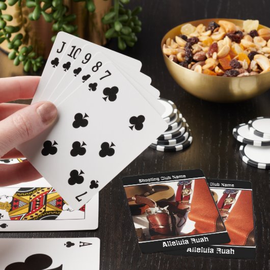 カウボパーソナライズされたーイアクション高速描画トランプ トランプ (インサイチュ)