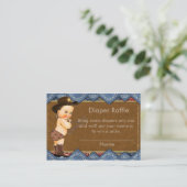 カウボーイおむつラッフルインサート エンクロージャーカード (スタンド正面)