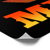 カウボーイおもしろいネコ ポスター (角)