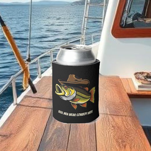 カウボーイおもしろいハットで釣る 缶クーラー