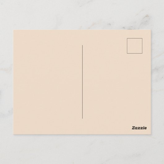 カウボーイおもしろいハットを着たハト、水色 ポストカード (裏面)