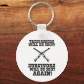 カウボーイおもしろい素晴らしーズ引用文 キーホルダー (正面)