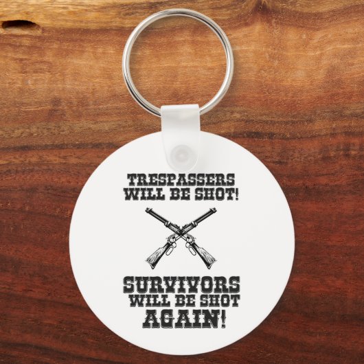 カウボーイおもしろい素晴らしーズ引用文 キーホルダー (正面)