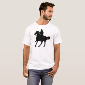カウボーイおよび彼の馬 Tシャツ (正面フル)