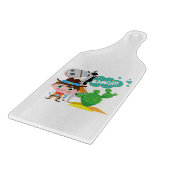 カウボーイおよび馬 カッティングボード (角)