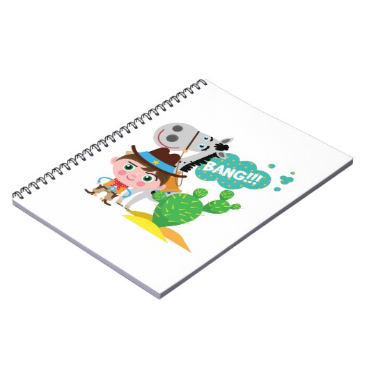 カウボーイおよび馬 ノートブック (左側)