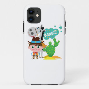 カウボーイおよび馬 iPhone 11 ケース