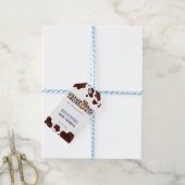 カウボーイかわいいベビー馬の西ベビーシャワーの好意 ギフトタグ (より糸付き)