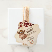 カウボーイかわいいベビー馬西ベビーシャワー フェイバータグ (インサイチュ)