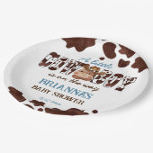 カウボーイかわいいベビー馬西ベビーシャワー ペーパープレート (アングル)