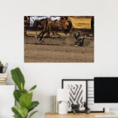 カウボーイがブロンクライドから蹴り出す ポスター (ホームオフィス)