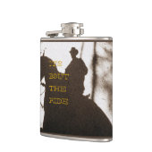 カウボーイそれは一続き乗車です フラスク (左)