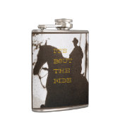 カウボーイそれは一続き乗車です フラスク (右)