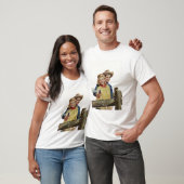 カウボーイで囲われる Tシャツ (ユニセックス)