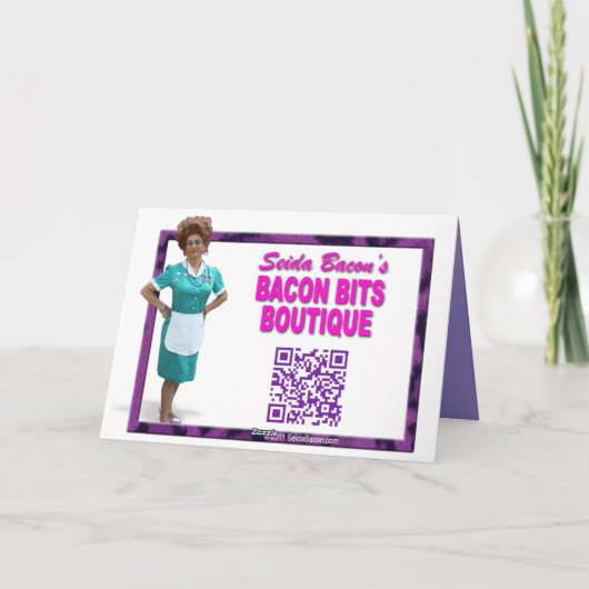 カウボーイとインディアンを成長おもしろい[グリーティングカード] カード (裏面)