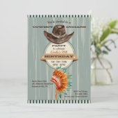 カウボーイとインディアン パーティ招待状 招待状 (スタンド正面)