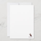 カウボーイとブルに乗れ 招待状 (裏面)