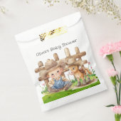 カウボーイとポニーホースボーイベビーシャワー フェイバーバッグ (封をした状態)