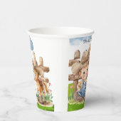 カウボーイとポニーホースボーイベビーシャワー 紙コップ (右)