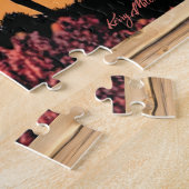 カウボーイとロングホーンのステアジグソーパズル ジグソーパズル (側面)