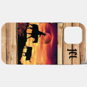 カウボーイとロングホーンCase-Mate iPhoneケース Case-Mate iPhoneケース (裏面 (横))