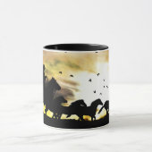 カウボーイとワイルドウマ マグカップ (中央)