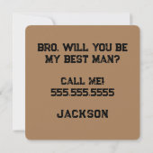 カウボーイと女性のカーボーイがポーズを探す 招待状 (裏面)