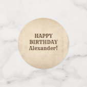 カウボーイと女性のカーボーイテーマパーティー コンフェッティ (スモール正面)