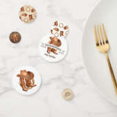 カウボーイと女性のカーボーイテーマパーティー コンフェッティ (グループ)