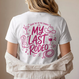 カウボーイと婚約した花嫁はウエスタン・ラストロデオに乗り込む トライブレンドTシャツ