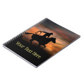 カウボーイと競馬 ノートブック (左側)