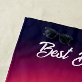 カウボーイと花嫁のサンダウン結婚ズ ビーチタオル (インサイチュ)