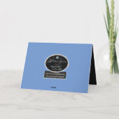 カウボーイと馬のクリスマスカード シーズンカード (裏面)