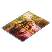 カウボーイと馬の反射ウォールアート – 西部 ノートブック (左側)