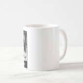 カウボーイと馬カントリー西ロデオアート コーヒーマグカップ (正面右)