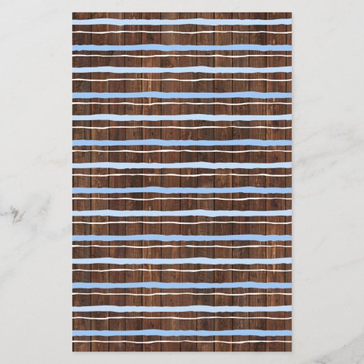 カウボーイどこ彼らは青い赤ちゃんシャワーのゲームカード チラシ (裏面)