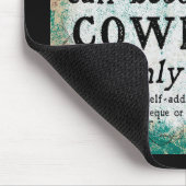 カウボーイになる – Vintage おもしろい Ad マウスパッド (コーナー)