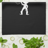 カウボーイに愛される キッチンタオル (折り畳み)