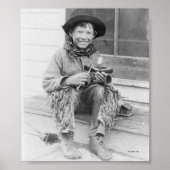 カウボーイに扮したおもちゃの少年 ポスター (正面)